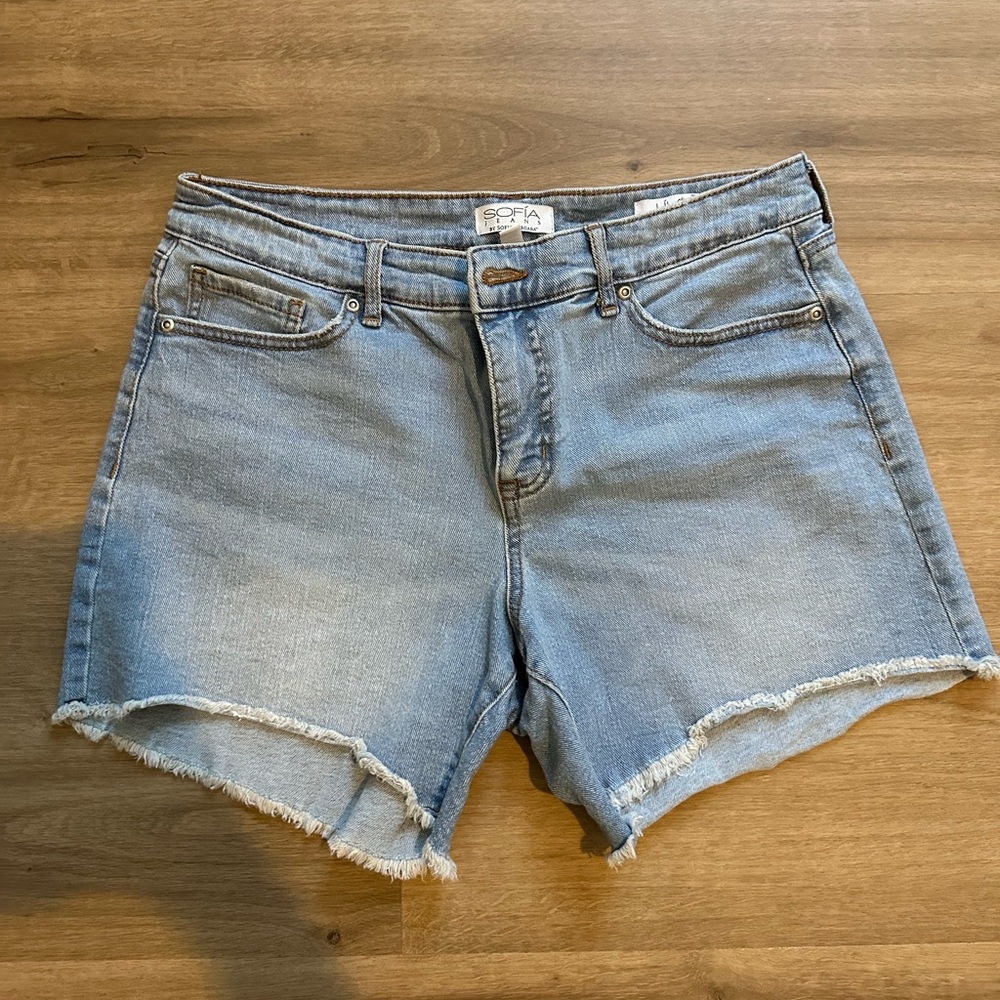 Sofia Women's Denim Shorts in Light Blue